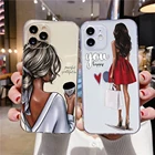 Прозрачный чехол для iPhone 13, 11 Pro Max, 7, 8 Plus, 6S, X, XR, XS, SE20, 12 дюймов, Модный женский силиконовый чехол для телефона на высоком каблуке, чехлы