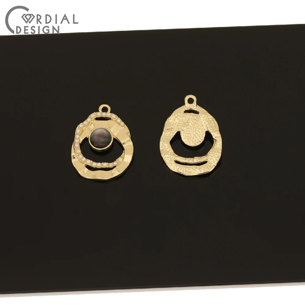 

Cordial Design 50Pcs 19*25MM Jewelry Accessories/Earring Connectors/Pendant/Cat Eye Effect/Drop Shape/Hand Made/DIY Parts/Charms