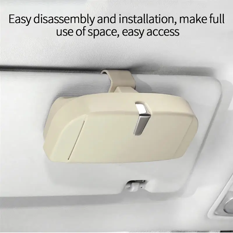 

Car Dedication SunGlasses Cases Storage Box Auto Upgrade Organizer Eyeglasses Protect Case Car Accessories Abs Eyeglasses Holder