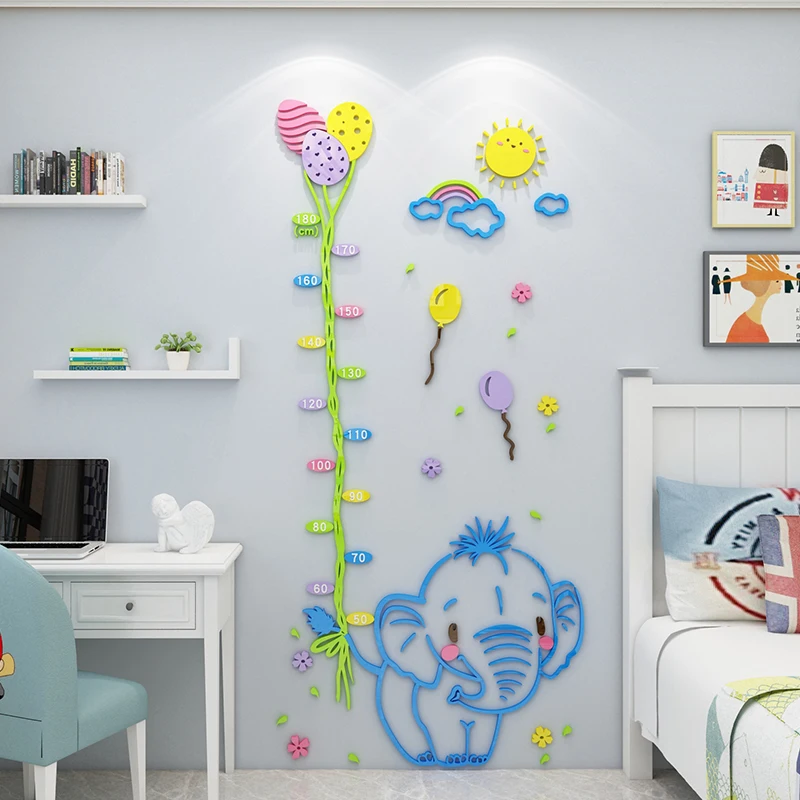 Высота наклейки измерения детской комнаты раскладка клавиатуры для декорации