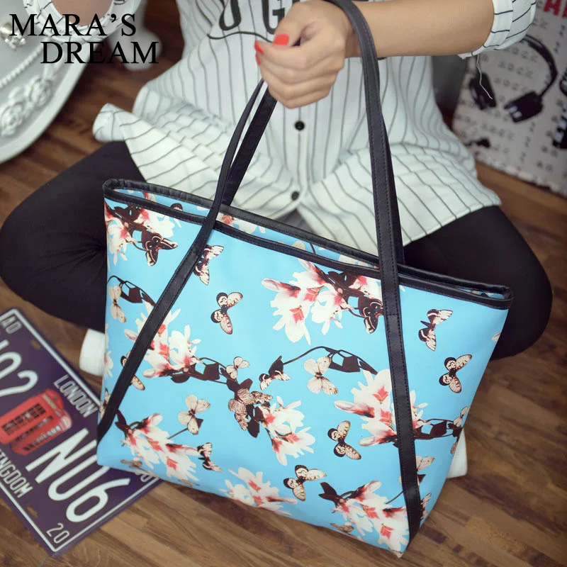 Женская сумка на молнии Mara's Dream качественные сумки с цветами Большая