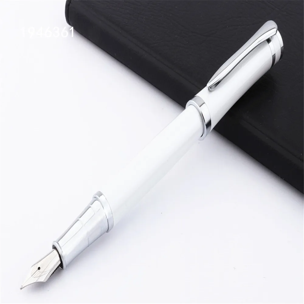 Ручка перьевая Baoer 3035 с перьевым наконечником ручка чернилами белый жемчуг