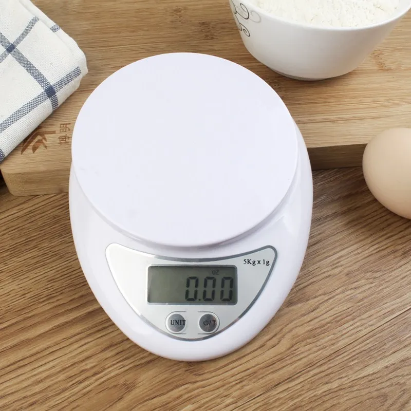 Mini Portable Digital Food Scale For Kitchen Baking 5kg/1g LED Electronic Scale Food Postal Balance Measuring Weight Scales