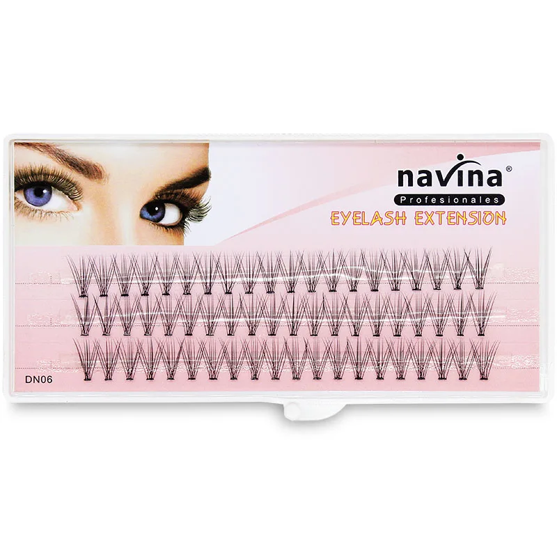 Navina 60 пучков 10D норковые ресницы для наращивания натуральные 3D русские объемные