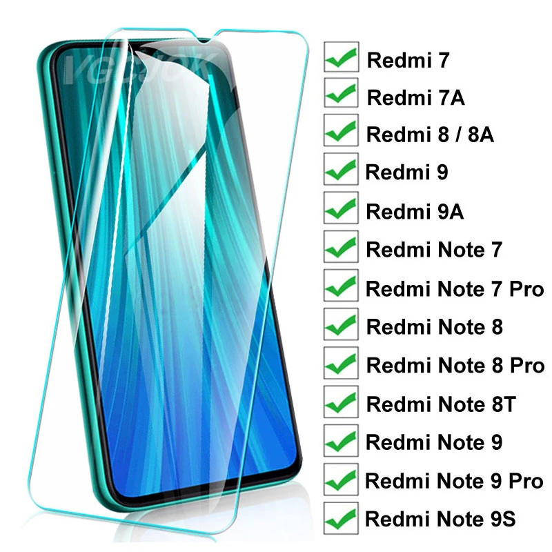 Защитное стекло 15D для Xiaomi Redmi 8 8A 7 7A 9 9A 9C Note 8T 9S Pro закаленное | Мобильные телефоны и