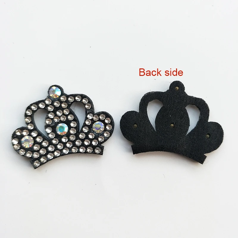 20 шт./лот Мульти Стиль Черная Бабочка Алмазная аппликация патчи для обуви