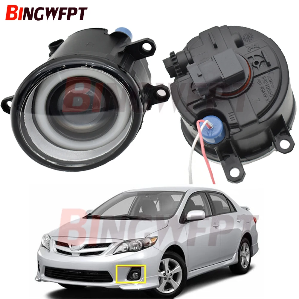 2 шт. для TOYOTA CAMRY Corolla AVENSIS AURIS RAV 4 III PRIUS YARIS 2003 2015 светодиодный противотуманный