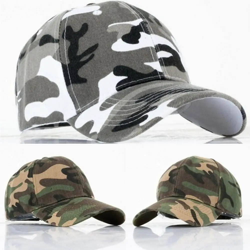 

Men Women Outdoor Sports Camouflage Print Baseball Cap Snapback Hip Hop Sun Hat