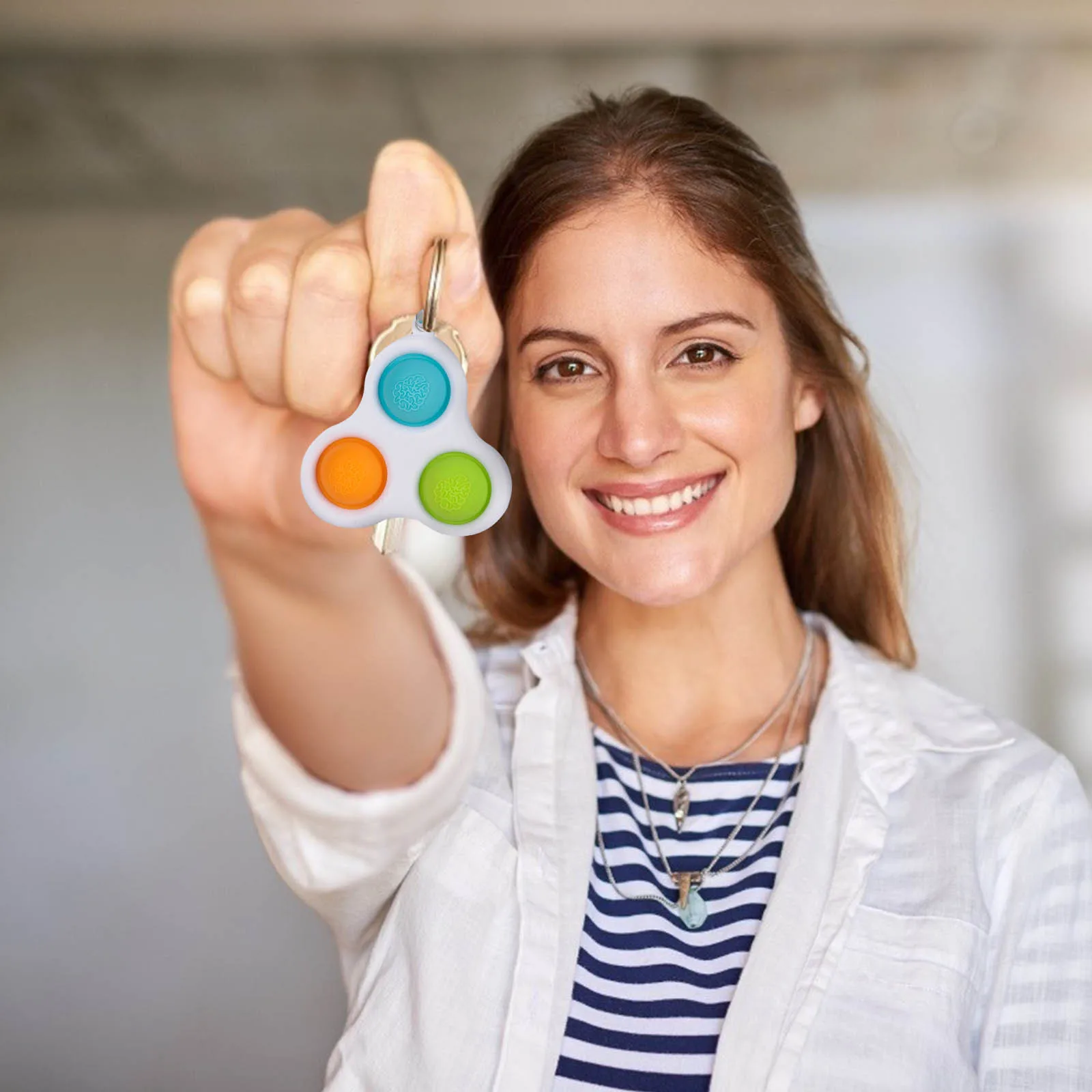 

Portable Fidget Simple Dimple Toy Stress Relief Hand Toys Decompression Toy For Students Office Workers And Daily Fun Pop It