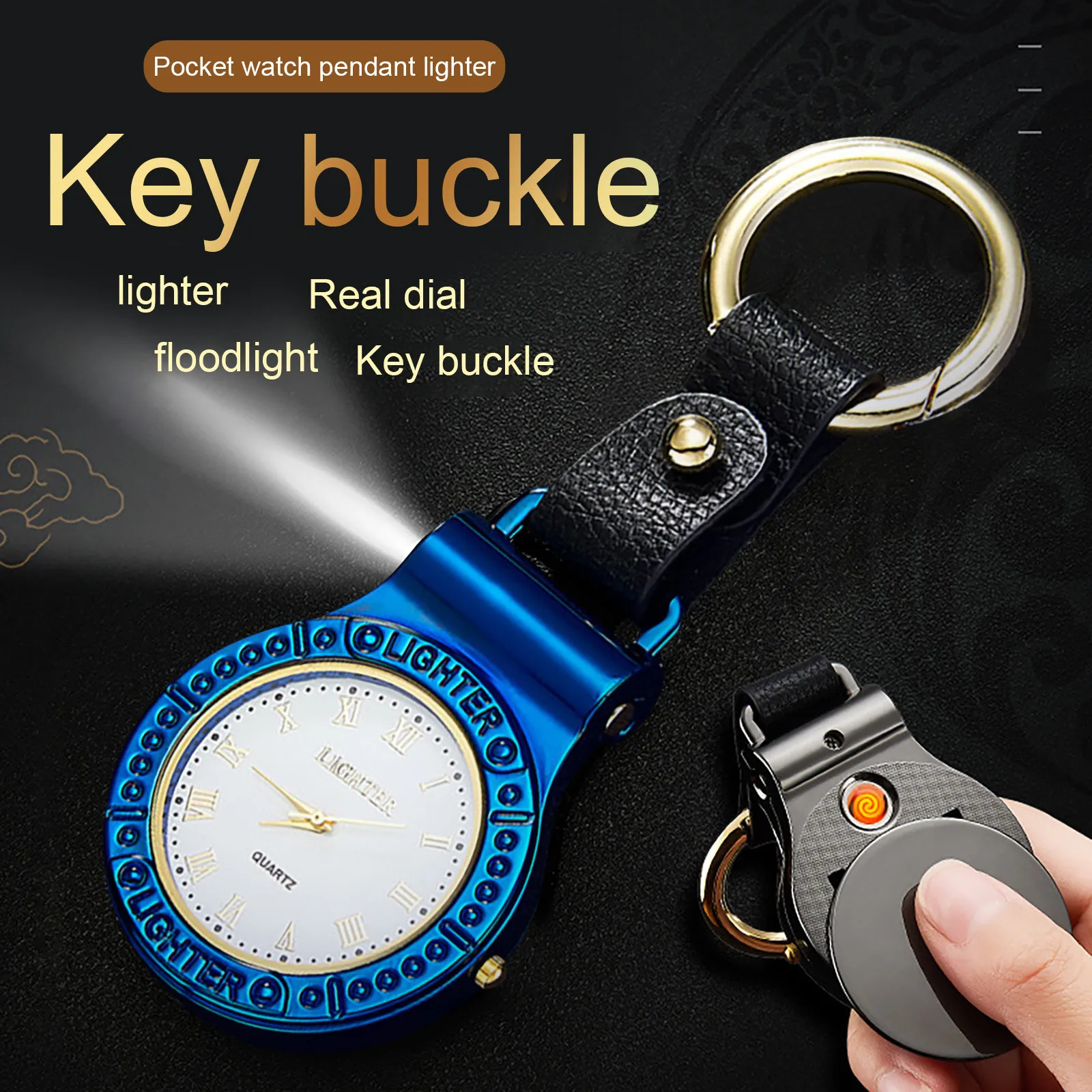 Новинка 2021 популярные часы светильник для сигарет кой мужские