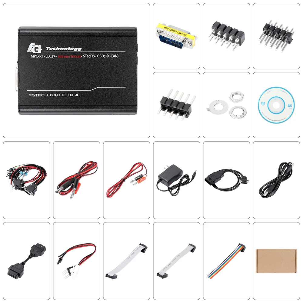 OBD2 Диагностический Инструмент Fgtech Galletto 4 Мастер v54 FG Tech FGTech BS поддержка функции BDM