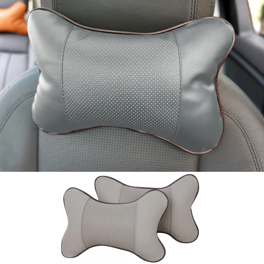 2 шт. автомобильные подушки из искусственной кожи в форме кости | Автомобили и
