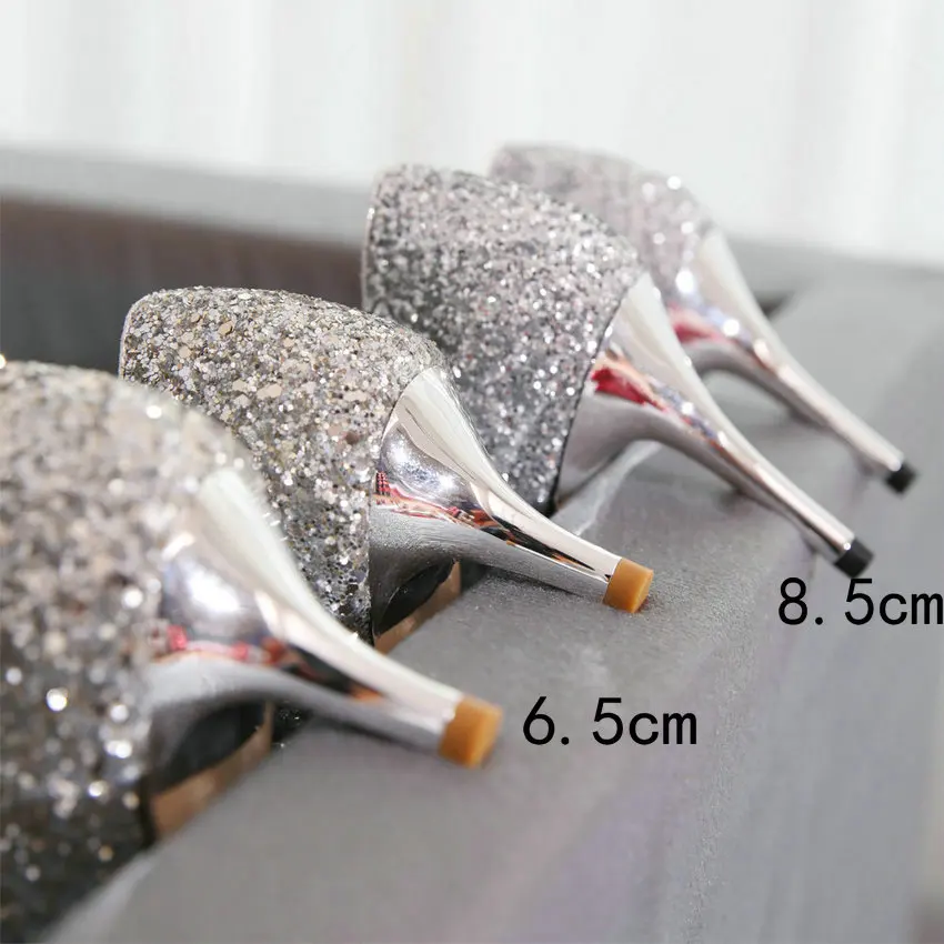 Женские туфли с острым носком QUTAA весенне осенние из искусственной кожи на