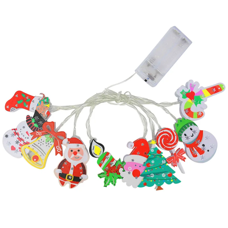 

1.65M Christmas LED Light Decoration Santa Claus Snowman LED String Light Christmas Party Home Garland Decor New Year Navidad
