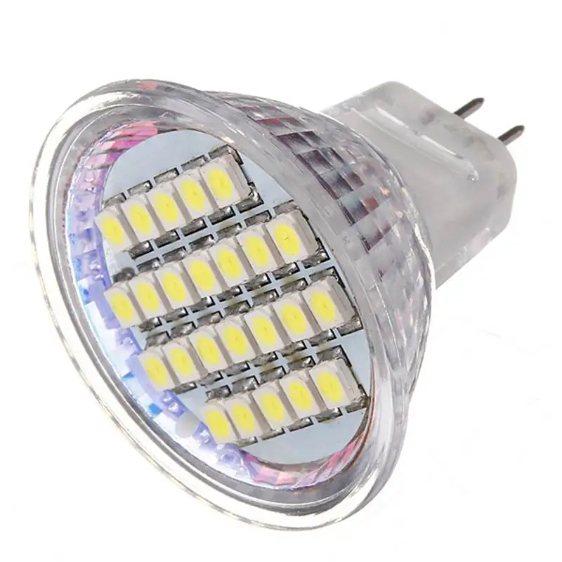 Новый Стекло DC12V MR11 5 Вт 7 Светодиодный светильник точечный Bombillas Точечный Лампада