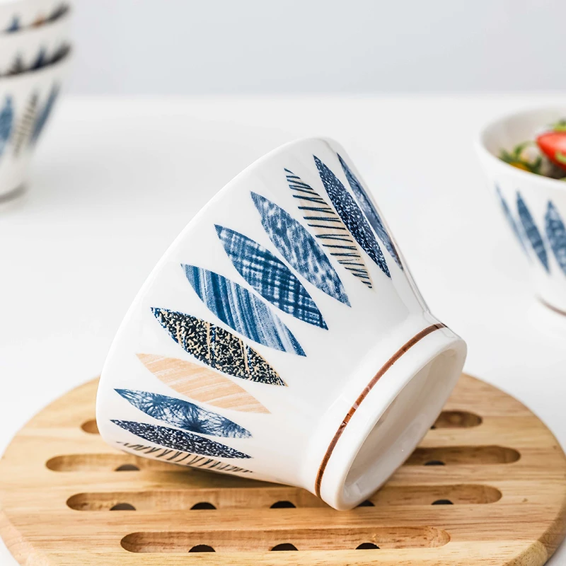 

Bedroom Bowls Ceramic Kitchen Dinnerware Noodle Soup Bowls Moderm Big Instant Noodle Korean Dish Set Cuencos Bowls BG50BS