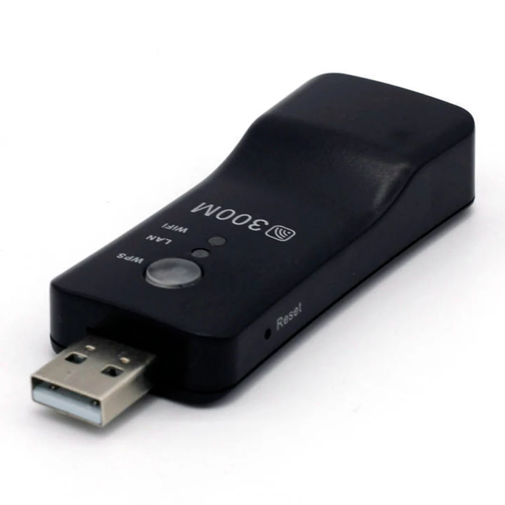 300Mpbs USB беспроводной WiFi Смарт ТВ сетевой адаптер Универсальный HDTV RJ45 Lan порт