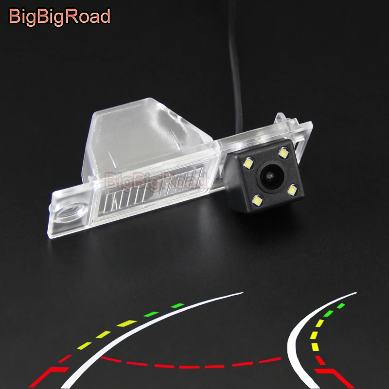 

BigBigRoad Car Intelligent Dynamic Trajectory Tracks Rear View CCD Camera For Hyundai New Tucson IX35 IX 35 2015 2016 2017 2018