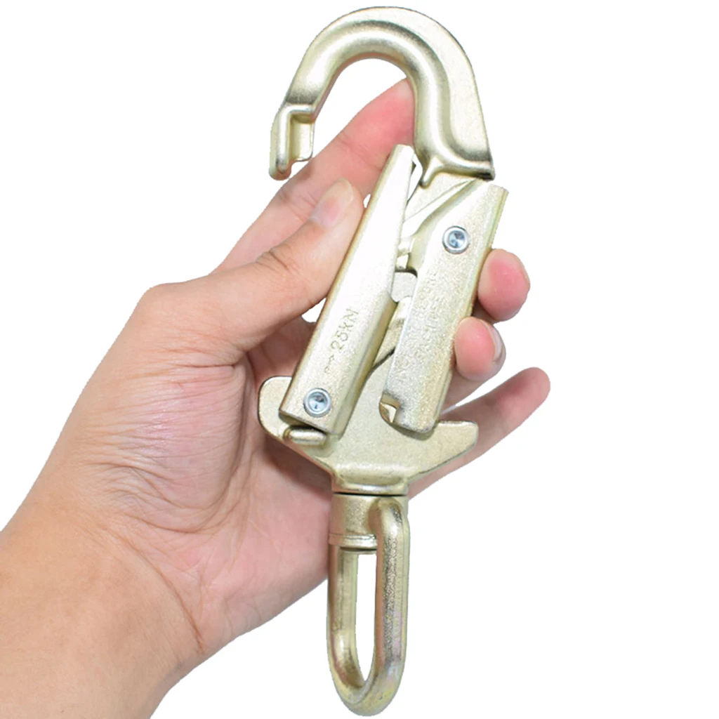 23KN наружный самоблокирующийся карабин брелок с крючком пряжка вращающимся