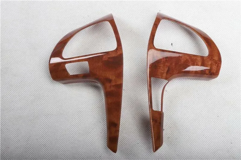 2 шт./лот ABS углеродное волокно зерно или деревянное руля украшение для 2006 2011 Toyota