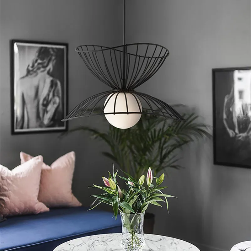 Новый стильный подвесной светильник в стиле лофт G9 светодиодный Золотой/черный