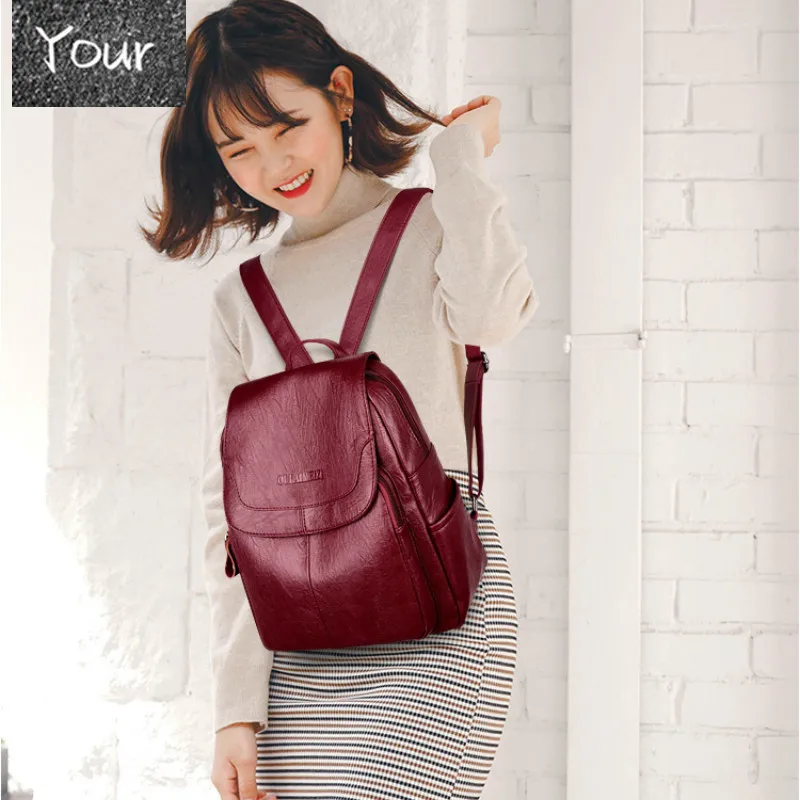 

Women Backpack 2020 New Fashion Student Leisure Bag Fashion Shoulder Pack Backpack Women's Daypack Rucksack