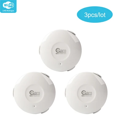 WIFI-WATER-3PCS NEO Coolcam умный WiFi датчик воды Wi-Fi детектор утечки датчик сигнализации и уведомления приложения оповещения поддержка IFTTT - Цвет: WIFI-WATER-3PCS