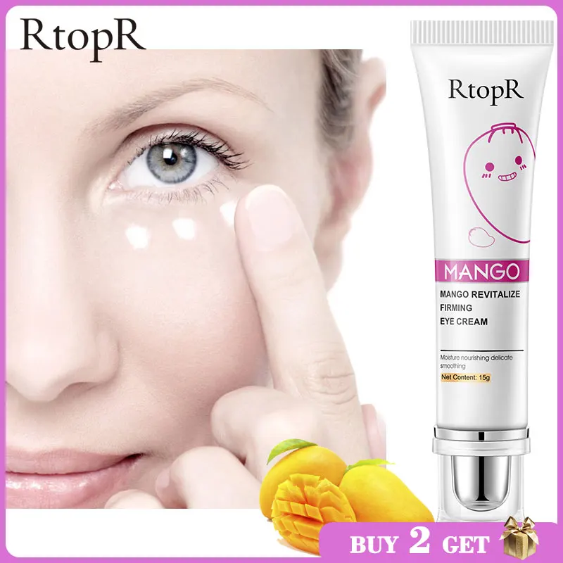 

RtopR Mango Eye Cream Anti-Wrinkle Moisturizing Anti-Age Remove Dark Circles Eye Care Against Puffiness And Bags Hydrate Cream