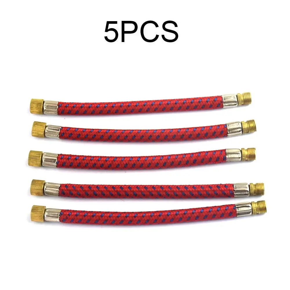 

5 PCs Easy Apply Connector Extension Adapter For Bicycle Pump Durable Air Hose High Pressure Rotating Practical Flexible