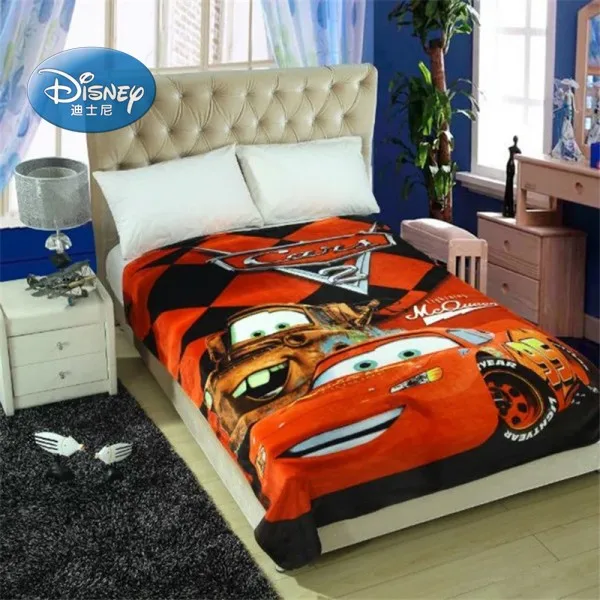 Одеяло disney Lightning Mc queen Cars, 150x200 см, детское, для мальчиков, детское, любимое, мультяшное, декор для спальни, Фланелевое, покрывало для кровати, s
