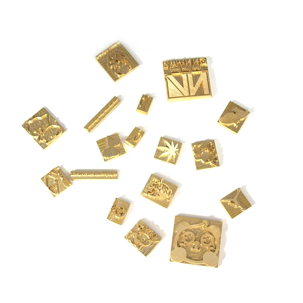 Кожаный штамп заказной логотип медный латунный Штамп для DIY буквенный