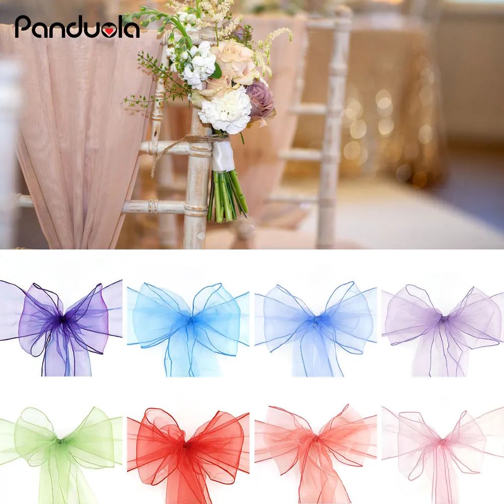 2 шт. органза для украшения стула | Дом и сад