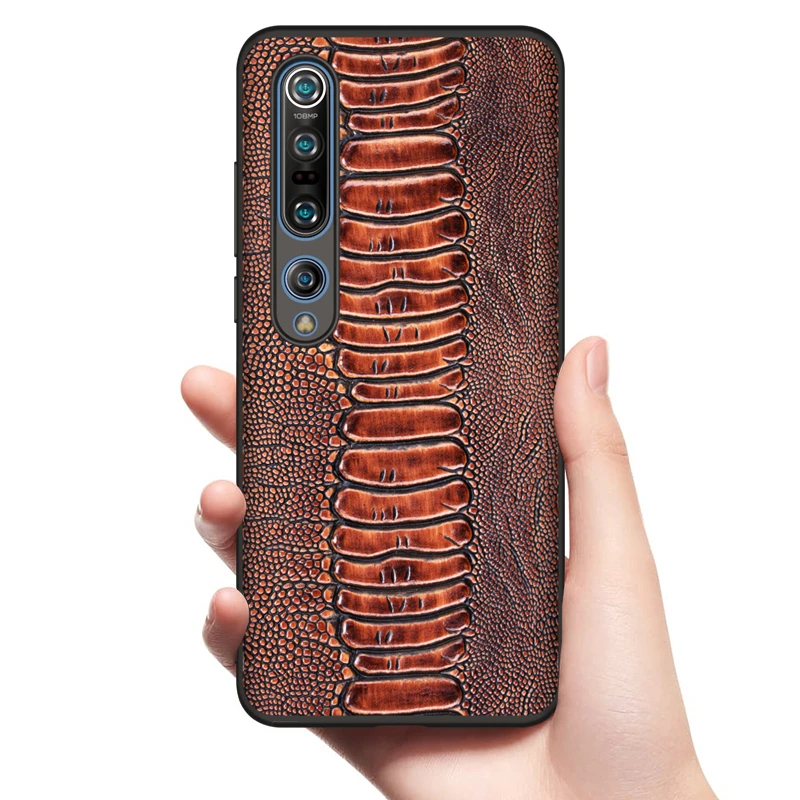 

Business Vintage Genuine Leather Protective Case for Xiaomi Mi 10 Pro 9 CC9 A3 Redmi Note 8T 8 8A 7 7A K30 K20 Best Quality Bag