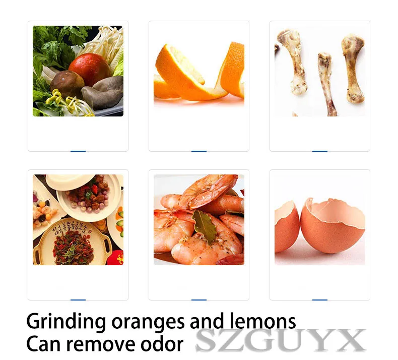 220V/930W household kitchen garbage processor garbage disposal kitchen food grinder vegetable residual peel grinder
