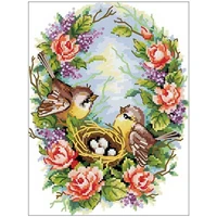 birds nest in the patterns counted cross stitch 11ct 14ct 18ct diy cross stitch kits embroidery needlework sets home decor