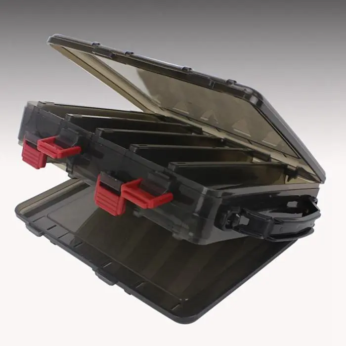 

Air Hole for Minnow Shrimp Bait Hard Lures Storage Multi-function Portable Fishing Tackle Box 20x17x5cm Fishing Lure Box