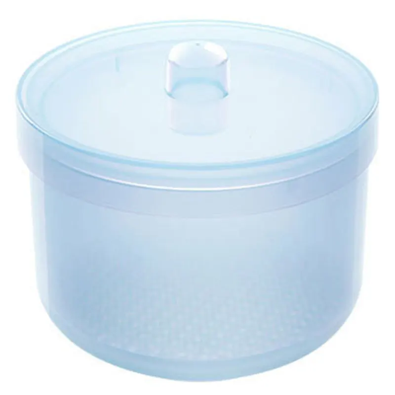 

4 Colors Nail Drill Bits Cleaning Disinfection Storage Box Nail Art Manicure Tool Round Clean Sterilizer Plastic Case