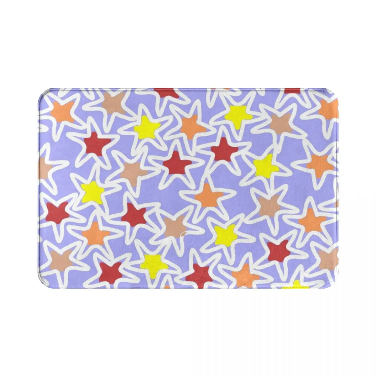 

Colourful Star Pattern Polyester Doormat Rug carpet Mat Footpad Anti-slip Sand Scraping Corridor Kitchen Bedroom balcony toilet