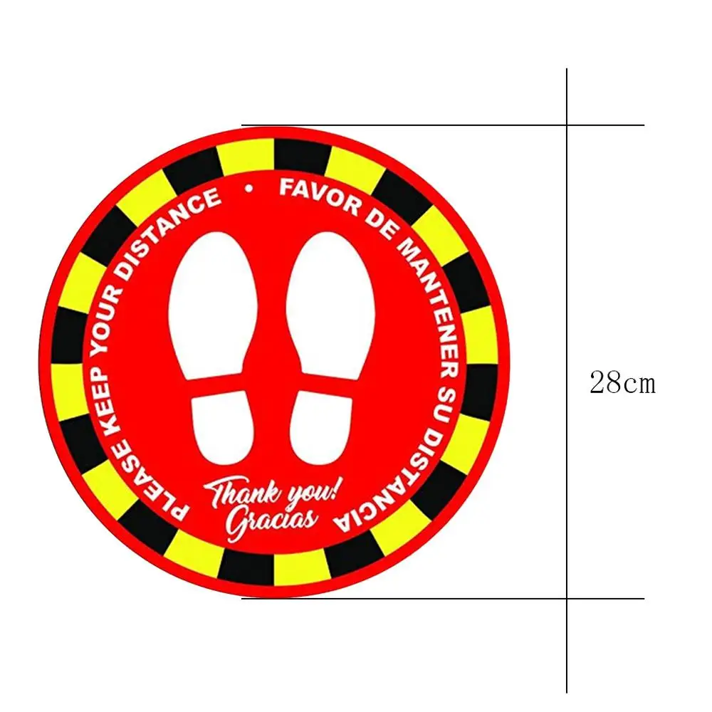 1/5/10 шт. наклейки на пол с защитой от расстояния | Дом и сад