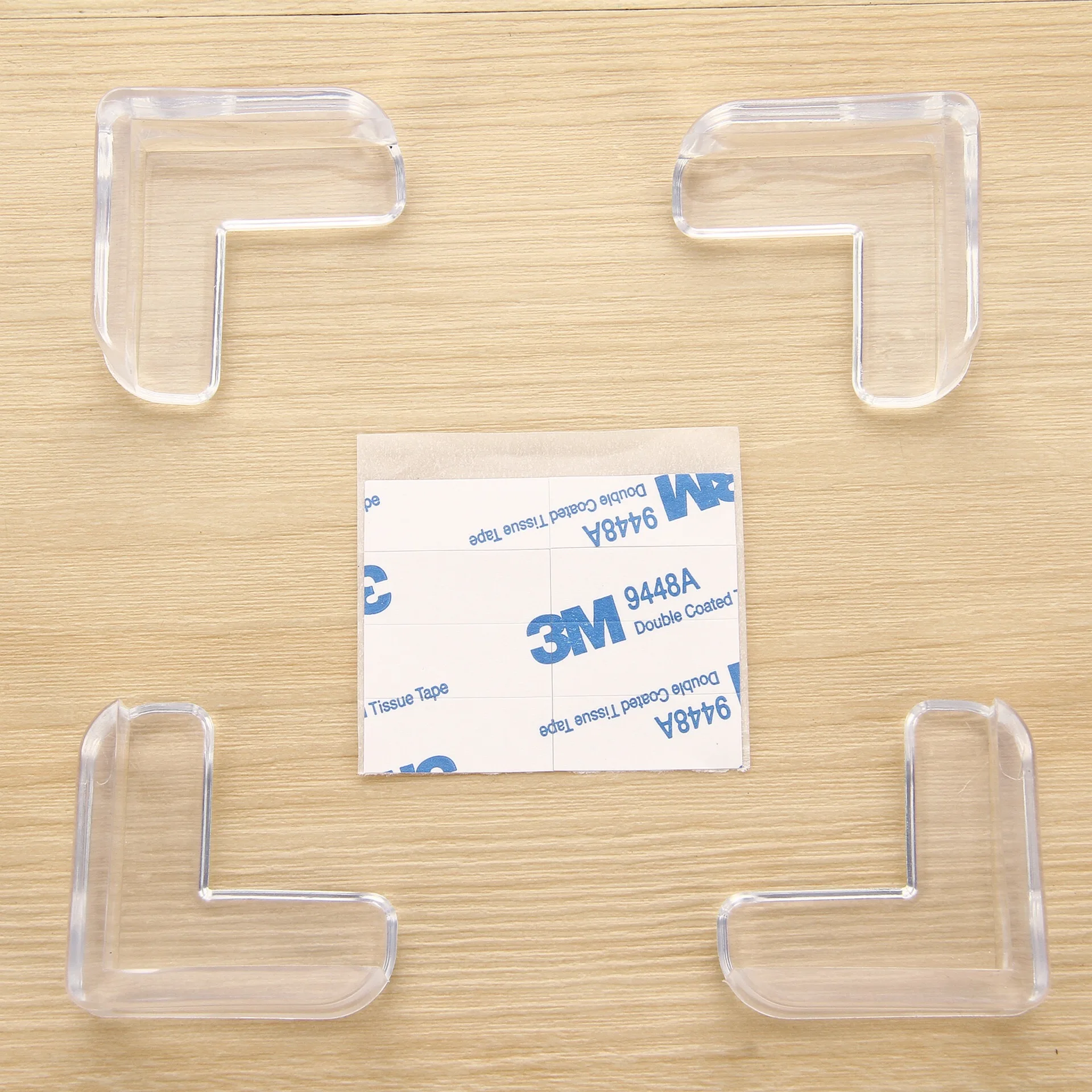 4 шт. резиновый шар прозрачный Настольный защитный чехол для стола Детский на