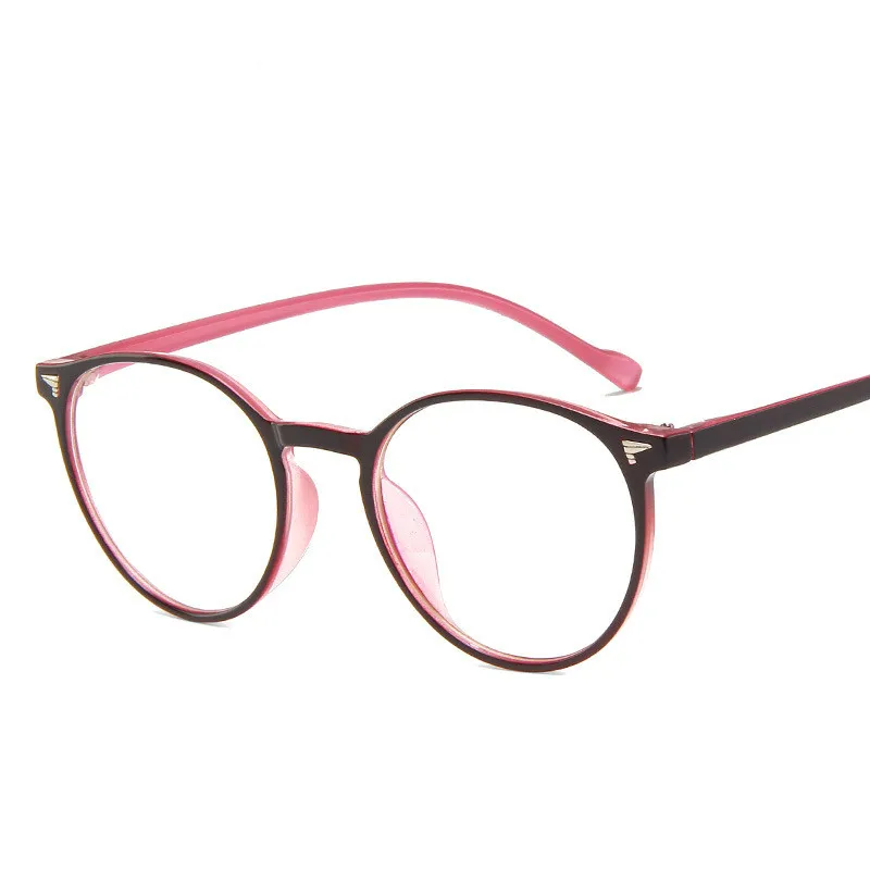 Круглые Женские очки унисекс для компьютера с защитой от излучения прозрачные