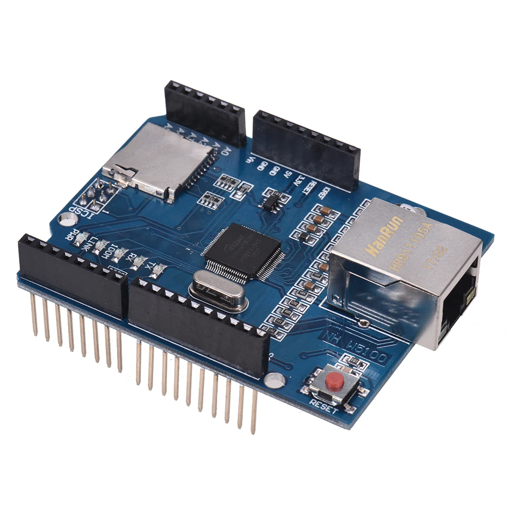 Плата расширения W5100 совместимая плата Ethernet Shield сетевая для Arduino UNO Mega2560