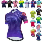 Джерси JPOJPO для велоспорта, женская одежда с коротким рукавом для велоспорта, дышащая майка для велоспорта, футболка для велоспорта