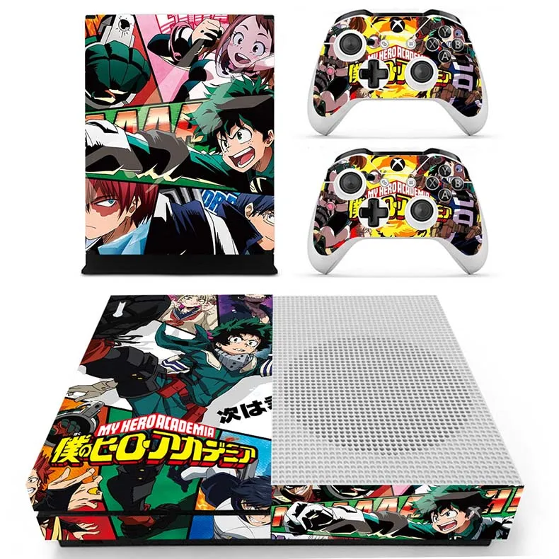 My Hero academic наклейка s для Xbox One S виниловое покрытие наклейки Стикеры one Slim консоль и