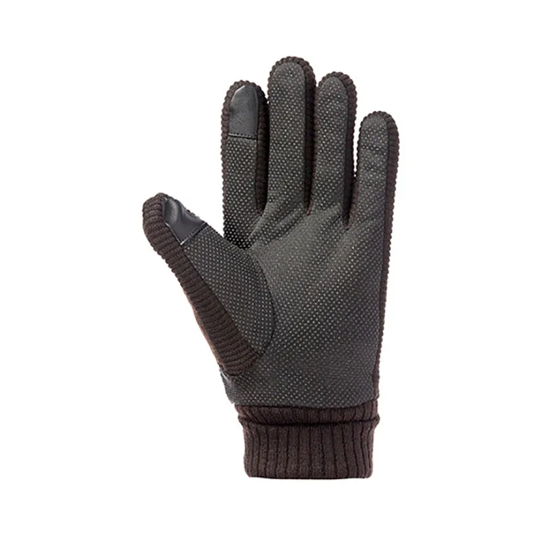 Новые зимние мужские теплые перчатки из натуральной кожи для мужчин уличные