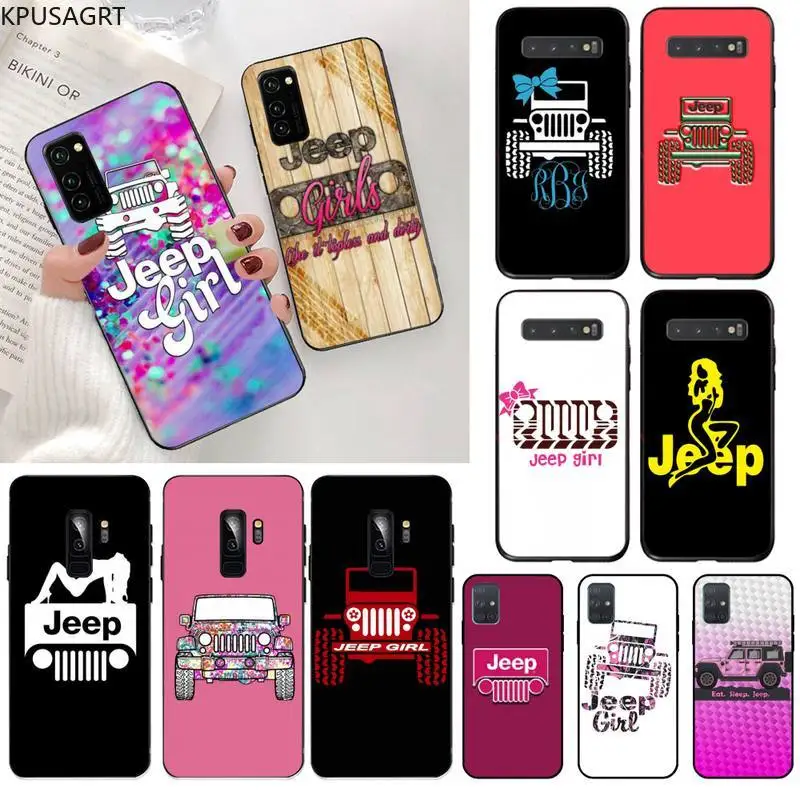 KPUSAGRT jeep girl Мягкий чехол для телефона Samsung S20 plus Ultra S6 S7 edge S8 S9 S10 5G lite 2020|Бамперы| |