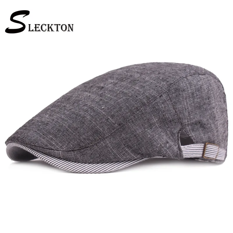 SLECKTON Ретро берет шапки для мужчин и женщин Сплошной французский Casquette