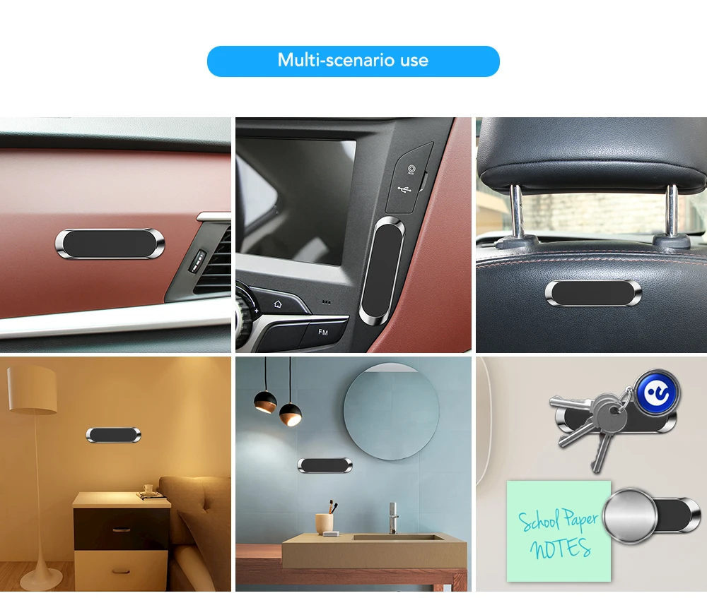 Автомобильный магнитный держатель с креплением на вентиляционное отверстие для