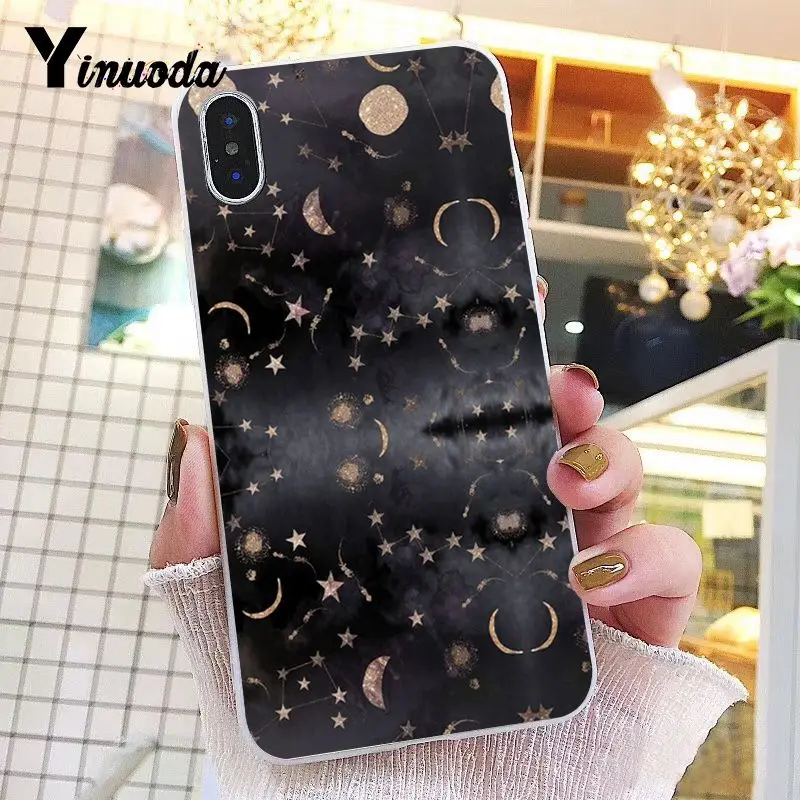 Yinuoda Солнце Луна звезды новое поступление чехол для телефона iPhone 8 7 6 6S X XS MAX 5 5S SE XR