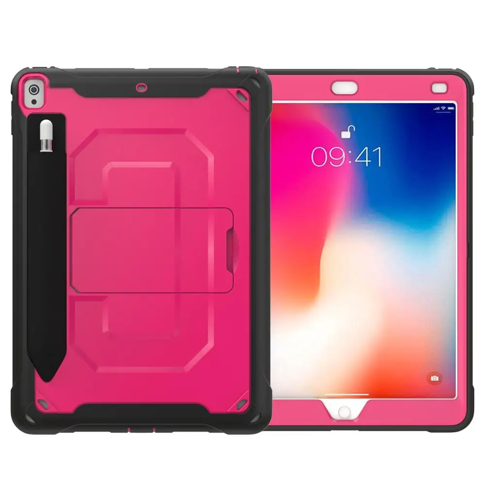 

For iPad Air 3 10.5 inch 2019 / iPad Pro 10.5 inch 2017 Case Cover Heavy Duty Shockproof Armor Case w/ Kickstand & Pen Holder